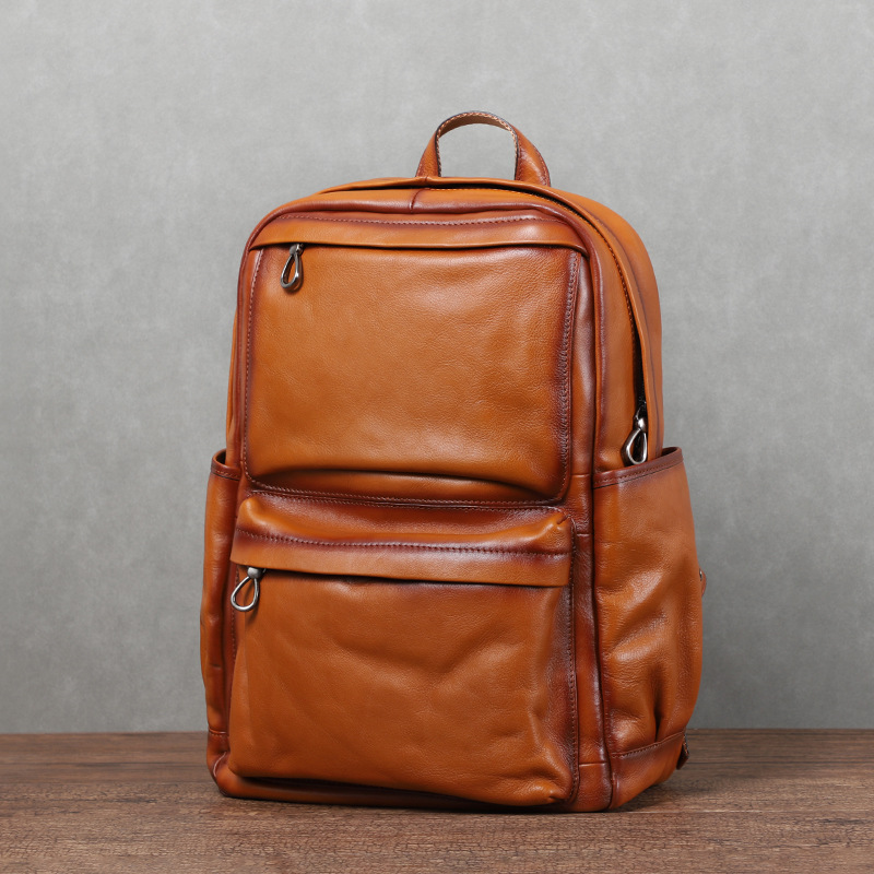 YETTIES メンズ ヴィンテージ ベジタブルタンニンなめ - Laptop Backpack 15.6 のレビューと価格