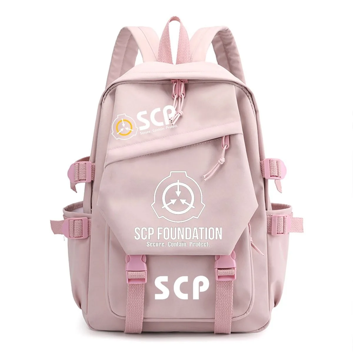 ブラック ブルー グリーン ホワイト ピンク、SCP財団、学 - School Backpack Teen のレビューと価格