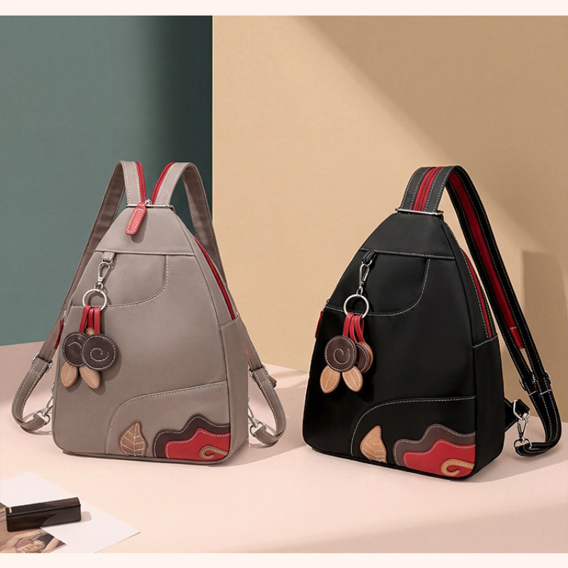 女性用バックパック アウトドア カジュアル 防水 ソリッドナ - Fashion Backpack Women のレビューと価格
